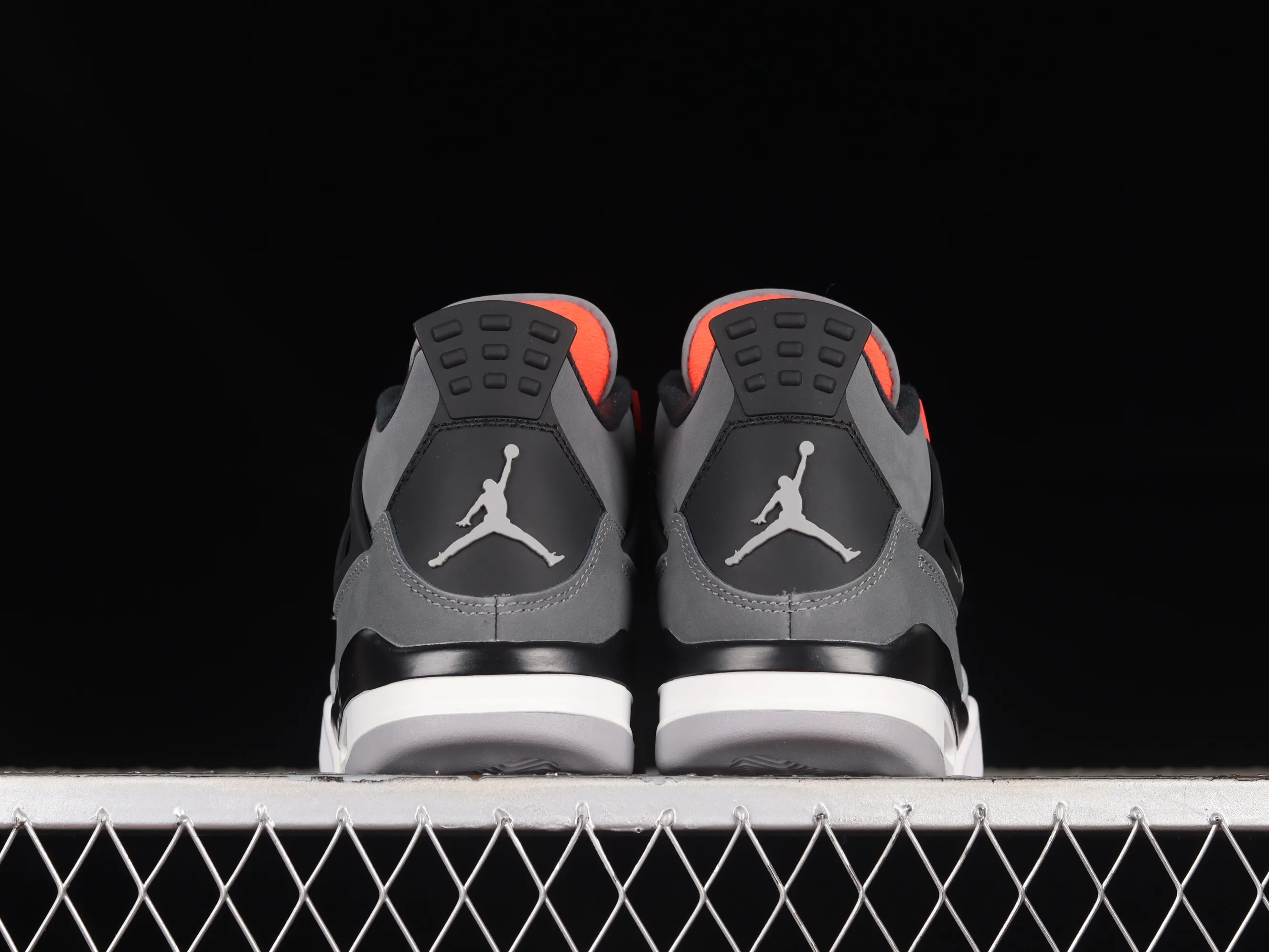 All categories Air Jordan Jordan series basketball shoes Air Jordan 4 LJR version Air Jordan 4 Retro "Infrared" AJ4 Joe 4 black gray infrared DH6927-061